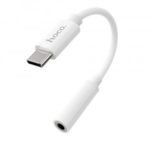 Cablu Audio Adaptor Type-C la Jack - Hoco (LS30) - White - Img 4