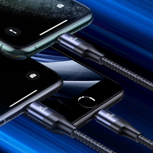 Cablu de Date Type C la Lightning 20W, PD, Fast Charge, 1.2m - USAMS U71 (US-SJ521) - Black - Img 2