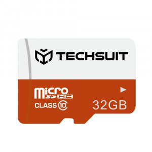 Card de Memorie MicroSDHC 32GB + Adaptor - Techsuit - Black - Img 3