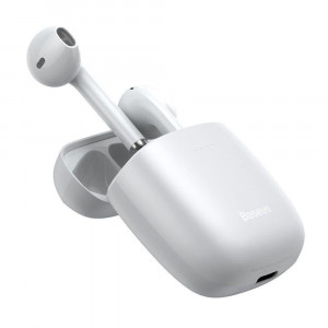 Casti Bluetooth Wireless Noise Cancelling - Baseus Encok W04 (NGW04-02) - White - Img 2
