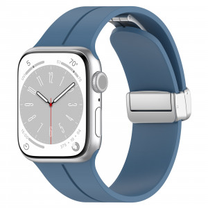 Curea pentru Apple Watch 1/2/3/4/5/6/7/8/SE/SE 2 (38/40/41mm) - Techsuit Watchband (W011) - Blue - Img 2