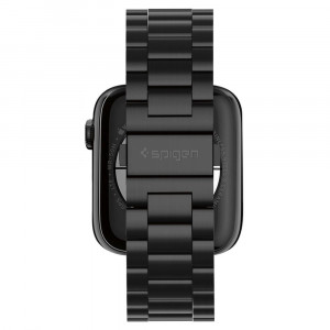 Curea pentru Apple Watch 1 / 2 / 3 / 4 / 5 / 6 / 7 / 8 / SE / Ultra (42 / 44 / 45 / 49 mm) - Spigen Modern Fit - Black - Img 4