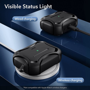 ESR - Cyber Armor Tough Case HaloLock - Apple AirPods Pro 1 / 2 - Black - Img 3