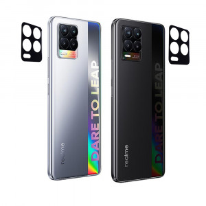 Folie Camera pentru Realme 8 - Techsuit Full Camera Glass - Black - Img 2