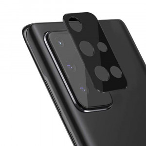 Folie Camera pentru Samsung Galaxy A71 4G - Mocolo Silk HD PRO Camera Glass - Black - Img 1