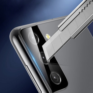 Folie Camera pentru Samsung Galaxy S21 FE 5G - Mocolo Silk HD PRO Camera Glass - Black - Img 3