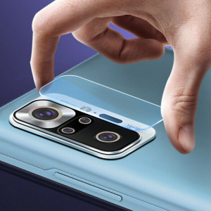 Folie Camera pentru Xiaomi Redmi Note 10 4G / Note 10S / Poco M5s - Mocolo Full Clear Camera Glass - Clear - Img 4