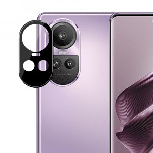 Folie Camera telefon Oppo Reno10 - Techsuit Full Camera Glass - Black - Img 3