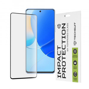 Folie protectie telefon Huawei nova 9 SE - Techsuit 111D Full Cover / Full Glue Glass - Black - Img 1