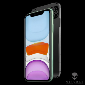 Folie protectie telefon iPhone 11 Pro - Alien Surface Screen+Edges+Back - Transparent - Img 3