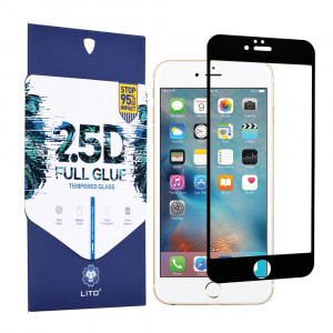 Folie protectie telefon iPhone 6 Plus / 6s Plus - Lito 2.5D FullGlue Glass - Black - Img 1