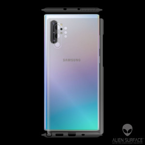 Folie protectie telefon Samsung Galaxy Note 10 Plus / Note 10 Plus 5G - Alien Surface Screen+Edges+Back - Transparent - Img 2