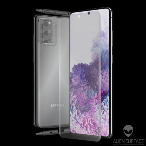 Folie protectie telefon Samsung Galaxy S20 Plus / S20 Plus 5G - Alien Surface Screen+Edges+Back - Transparent - Img 2