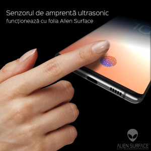 Folie protectie telefon Samsung Galaxy S20 / S20 5G - Alien Surface Screen Case Friendly - Transparent - Img 3