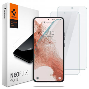 Folie protectie telefon Samsung Galaxy S22 5G (set 2) - Spigen Neo Flex - Clear