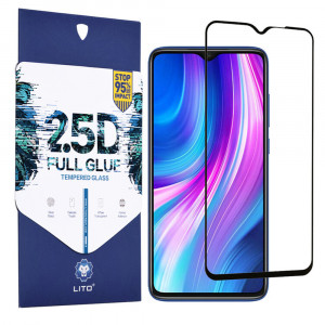 Folie protectie telefon Xiaomi Redmi 9 - Lito 2.5D FullGlue Glass - Black - Img 1