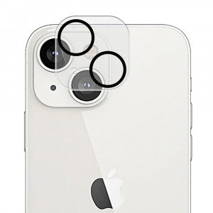 Folie telefon iPhone 14 / 14 Plus - Lito S+ Camera Glass Protector - Black/Transparent - Img 1