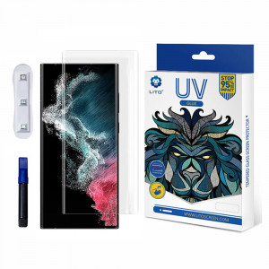 Folie telefon Samsung Galaxy S22 Ultra 5G - Lito 3D UV Glass - Transparent - Img 1