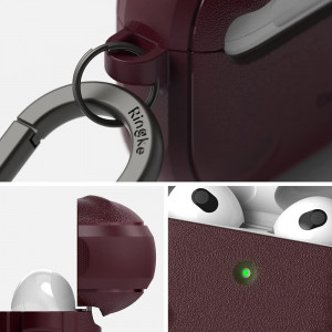 Husa pentru AirPods 3 (2021) - Ringke Onyx - Burgundy - Img 2