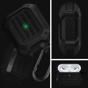 Husa pentru AirPods Pro - Spigen Tough Armor - Black - Img 4