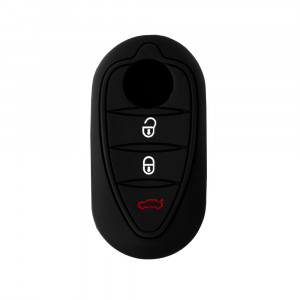 Husa pentru cheie Alfa Romeo Mito, Giulietta, GTO - Techsuit Car Key Case (1019.01) - Black - Img 1