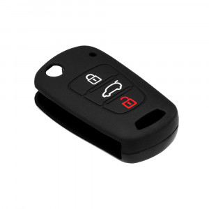 Husa pentru cheie Kia Sportage/Hyundai Elantra - Techsuit Car Key Case (1003.01) - Black - Img 4
