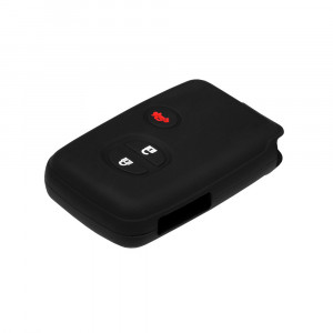 Husa pentru cheie Toyota iQ, Prius, Highlander, Yaris - Techsuit Car Key Case (1015.04) - Black - Img 3
