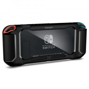 Husa pentru Nintendo Switch - Spigen Rugged Armor - Black - Img 3