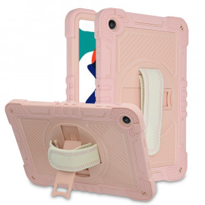 Husa tableta Huawei MatePad SE 10.4 - Techsuit StripeShell 360 - Pink - Img 1