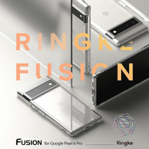 Husa telefon Google Pixel 6 Pro - Ringke Fusion - Clear - Img 2