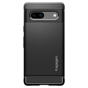 Husa telefon Google Pixel 7a - Spigen Rugged Armor - Black - Img 4