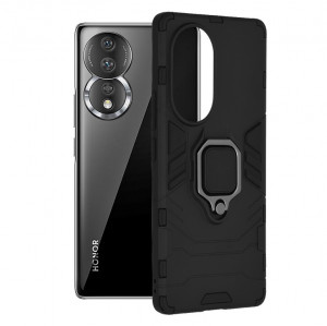 Husa telefon Honor 80 - Techsuit Silicone Shield - Black - Img 1