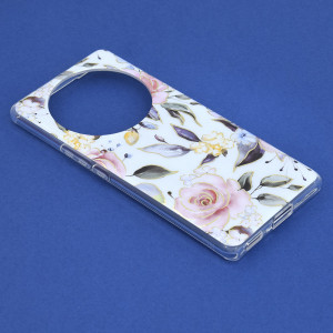 Husa telefon Honor Magic5 Lite - Techsuit Marble Series - Chloe White - Img 4