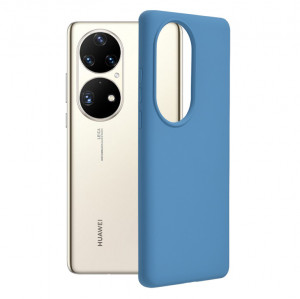 Husa telefon Huawei P50 Pro - Techsuit Soft Edge Silicone - Denim Blue - Img 1