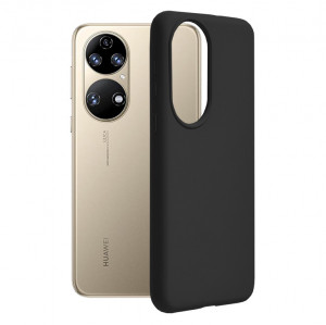 Husa telefon Huawei P50 - Techsuit Soft Edge Silicone - Black - Img 1