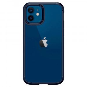 Husa telefon iPhone 12 / 12 Pro - Spigen Ultra Hybrid - Navy Blue - Img 2