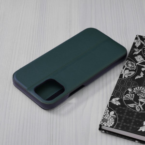 Husa telefon iPhone 12 / 12 Pro - Techsuit eFold Series - Dark Green - Img 2