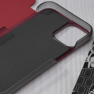 Husa telefon iPhone 12 mini - Techsuit eFold Series - Red - Img 3