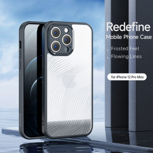 Husa telefon iPhone 12 Pro Max - Dux Ducis Aimo Series - Black - Img 3