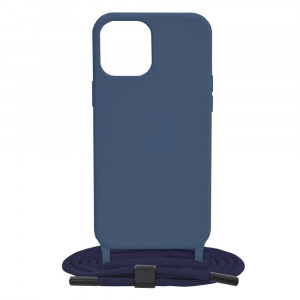 Husa telefon iPhone 12 Pro Max - Techsuit Crossbody Lanyard - Blue - Img 1