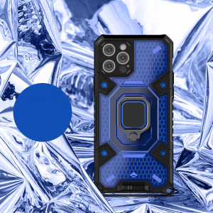Husa telefon iPhone 12 Pro Max - Techsuit Honeycomb Armor - Blue - Img 2