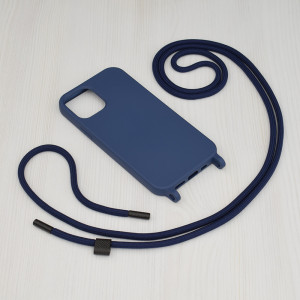 Husa telefon iPhone 12 - Techsuit Crossbody Lanyard - Blue - Img 2