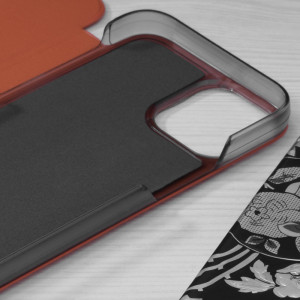 Husa telefon iPhone 13 mini - Techsuit eFold Series - Orange - Img 3