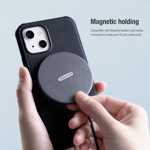 Husa telefon iPhone 13 - Nillkin Super Frosted Shield Pro Magnetic - Black - Img 3