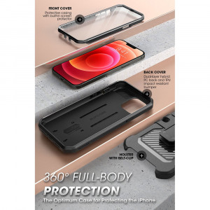 Husa telefon iPhone 13 Pro Max - Supcase Unicorn Beetle Pro - Black - Img 4