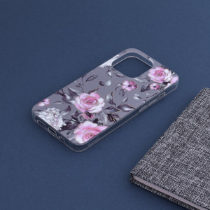 Husa telefon iPhone 13 Pro - Techsuit Marble Series - Bloom of Ruth Gray - Img 4