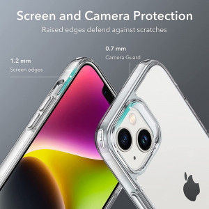 Husa telefon iPhone 14 Plus - ESR Air Shield Boost Kickstand - Clear - Img 4