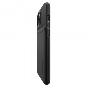Husa telefon iPhone 14 Plus - Spigen Slim Armor CS - Black - Img 4