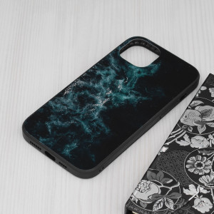 Husa telefon iPhone 14 Plus - Techsuit Glaze Series - Blue Nebula - Img 4