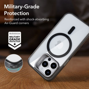 Husa telefon iPhone 14 Pro - ESR Classic Kickstand HaloLock - Clear Black - Img 4
